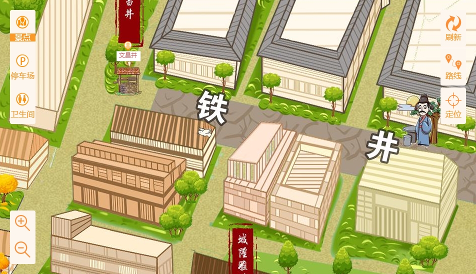 鸡冠智慧景区：手绘地图与语音导览的完美融合